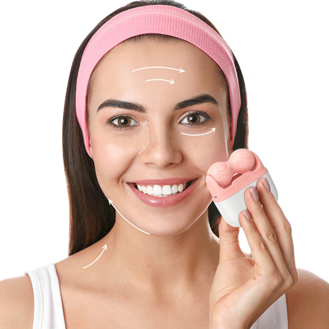 Rodillo para desinflamación facial
