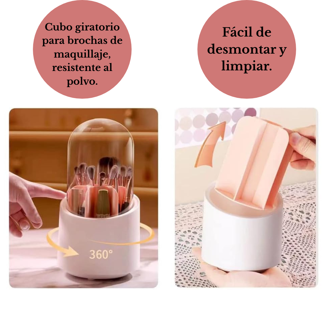 Cubo ordenador de brochas