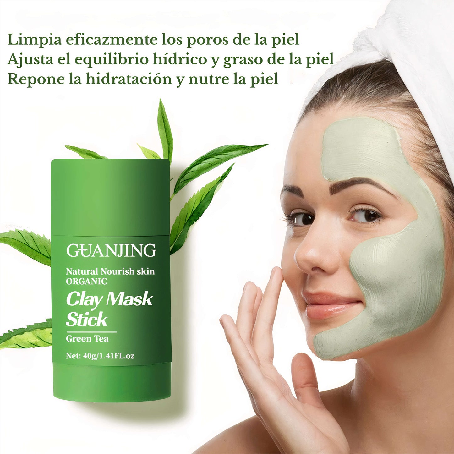 Mascarilla de té verde.