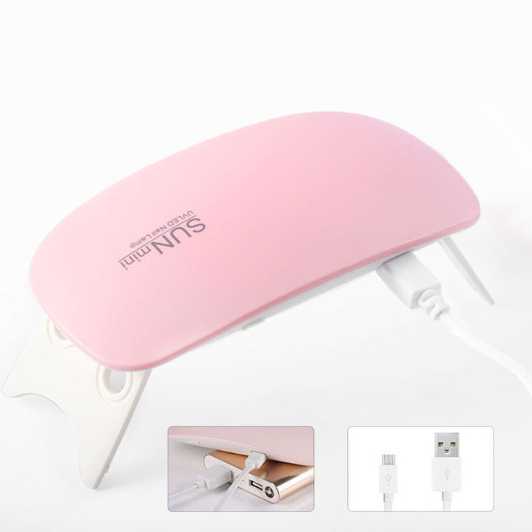 Mini lámpara LED seca esmalte