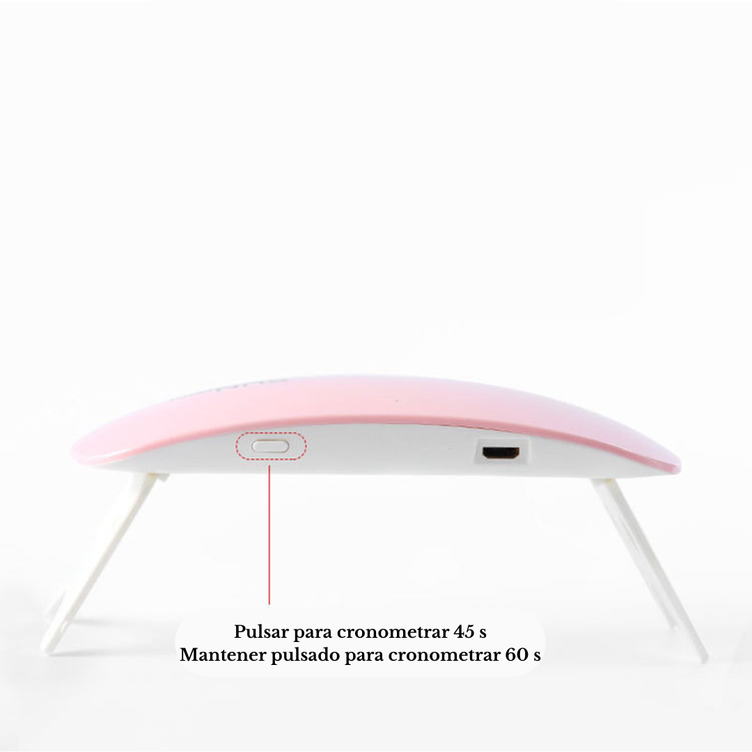 Mini lámpara LED seca esmalte